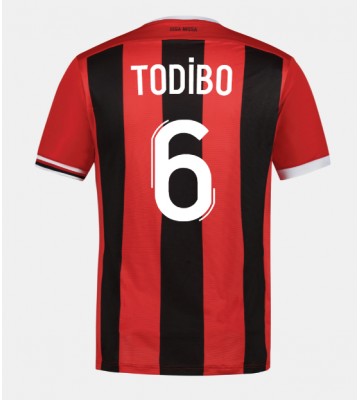 OGC Nice Jean-Clair Todibo #6 Hemmatröja 2023-24 Kortärmad